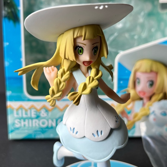 Anime figure MegaHouse G.E.M. Pokemon Series Lillie Shiron Alola Rokon Figure - Picture 2 of 12